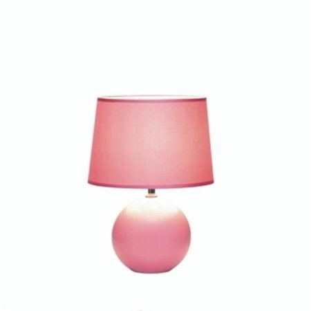 LETTHEREBELIGHT Round Base Table Lamp; Pink LE522687